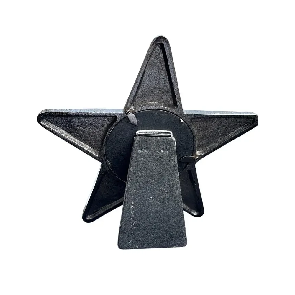 Sonoma Star Frame 2.5” D - frame is 5” x 4” rot iron
